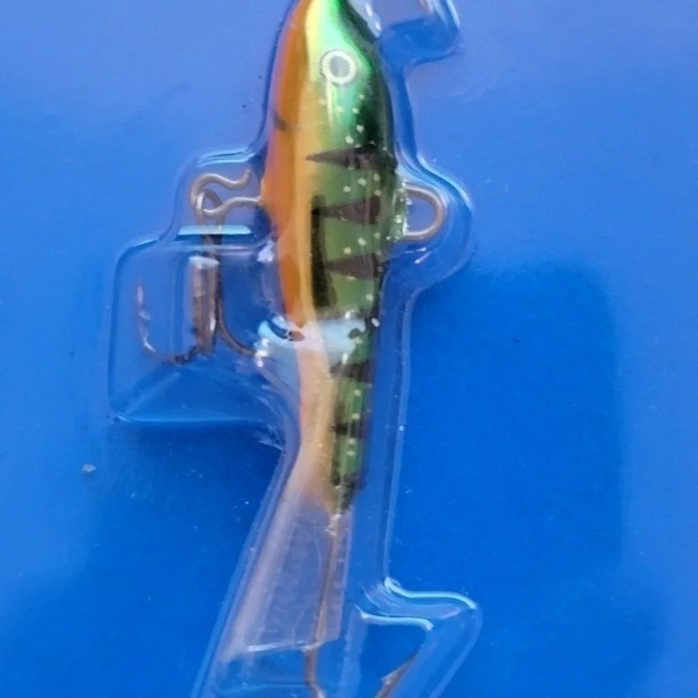 2 Pack Rapala Jigging Rap W3 P Perch 1-1/2 inch 3/16 oz Vertical‎ Jigging Lure